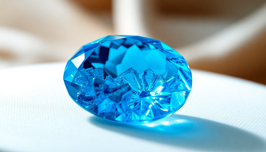 Discover the Radiant Beauty of Sun Stone Blue Cultured Gemstones