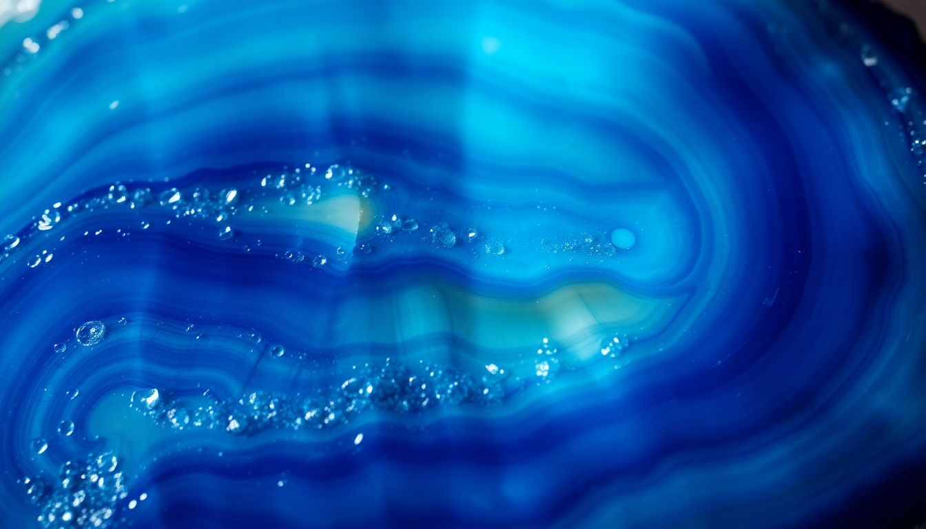 The Captivating Beauty of Blue Agate Gemstones