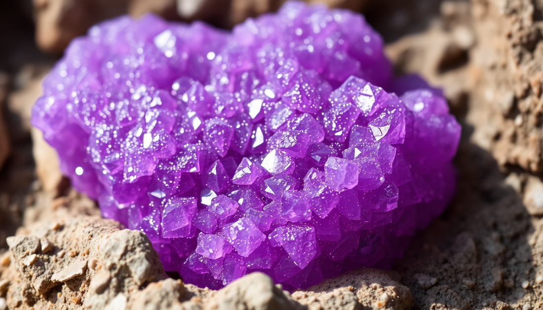 Unlock the Enchanting Beauty of Purple Druzy Gemstones