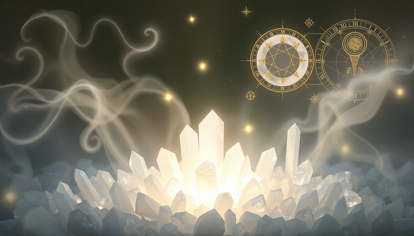 white gemstone in astrology