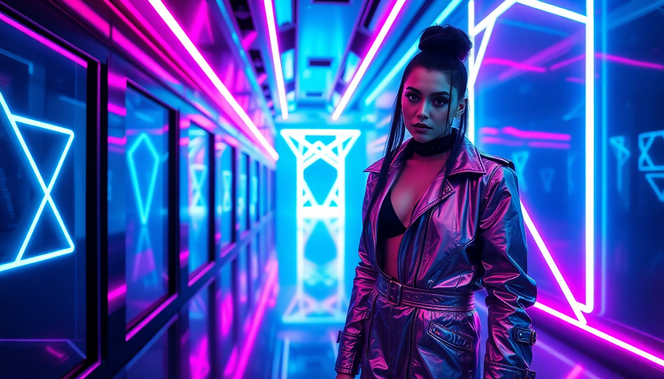 Cyberpunk Silver Chain Choker Necklace: Embrace the Neon Rave Aesthetic