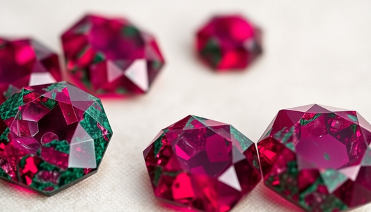 Discover the Captivating Beauty of Ruby Zoisite Faceted Gemstones