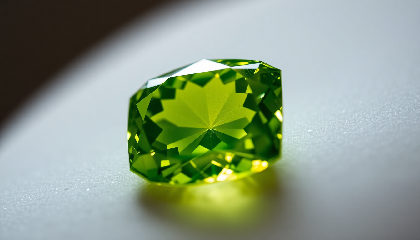what colour birthstone is august ? peridot