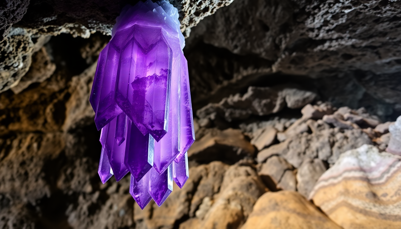 Amethyst Stalactite Meaning: Metaphysical Properties and Healing Benefits
