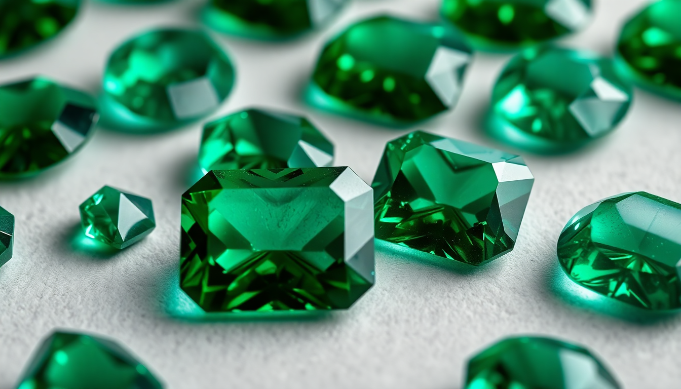 what color are emeralds for Gemstone