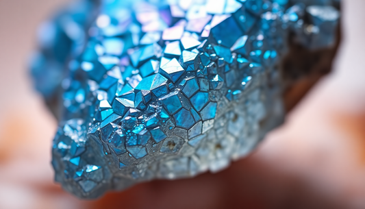 Unlocking the Allure of Titanium Drusy Gemstones: A Journey into the Captivating World of Riyo Gems