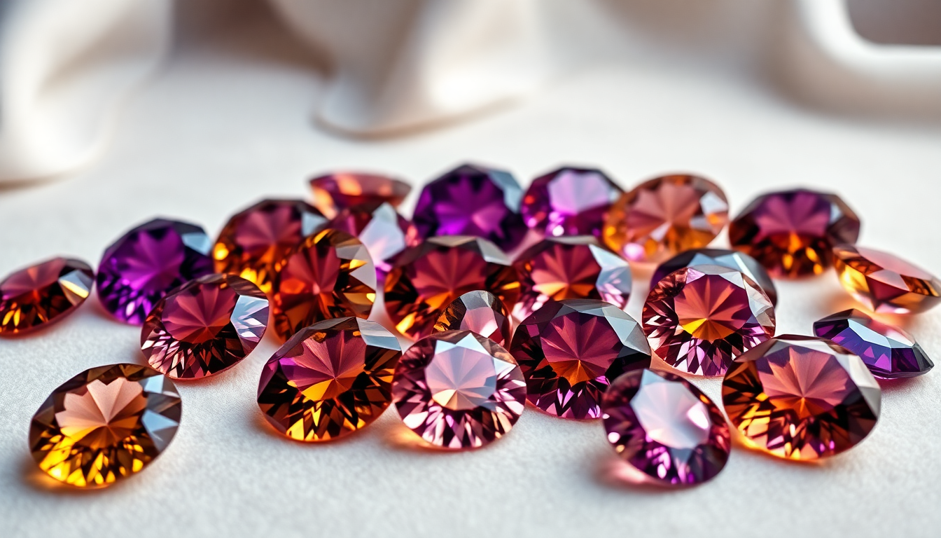 Unlock the Captivating Beauty of Ametrine Faceted Gemstones
