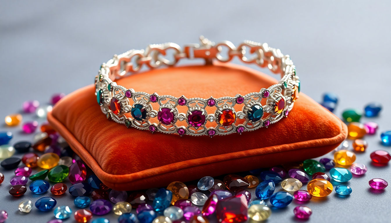 How Much is a Gemstone Silver Bracelet Worth?