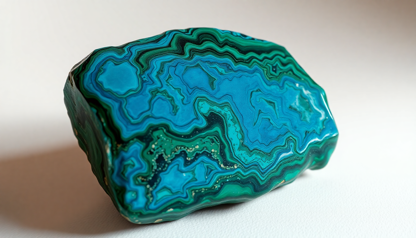Discover the Captivating Beauty of Azurmalachite Gemstones