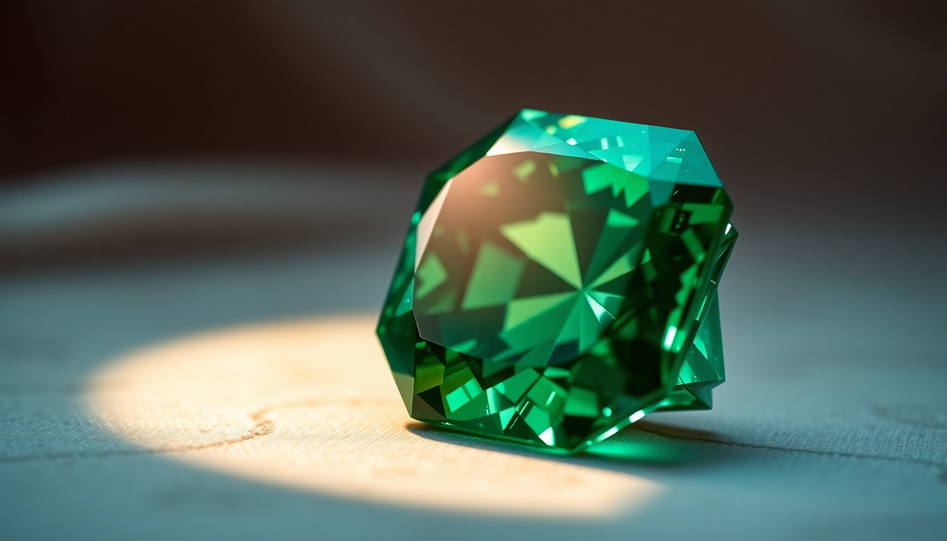 what color is a emerald for Gemstone ?