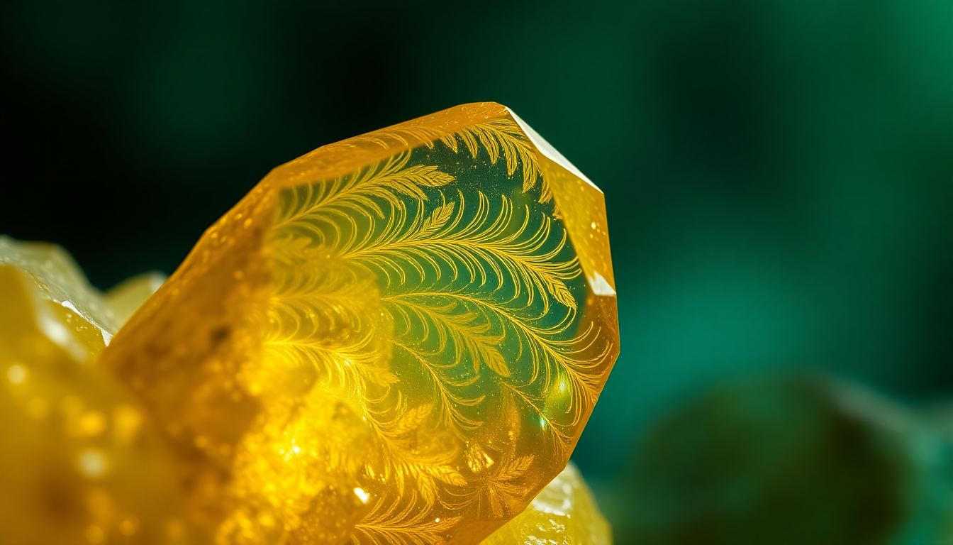 Unlock the Mystical Power of Golden Seraphinite: A Gemstone Journey
