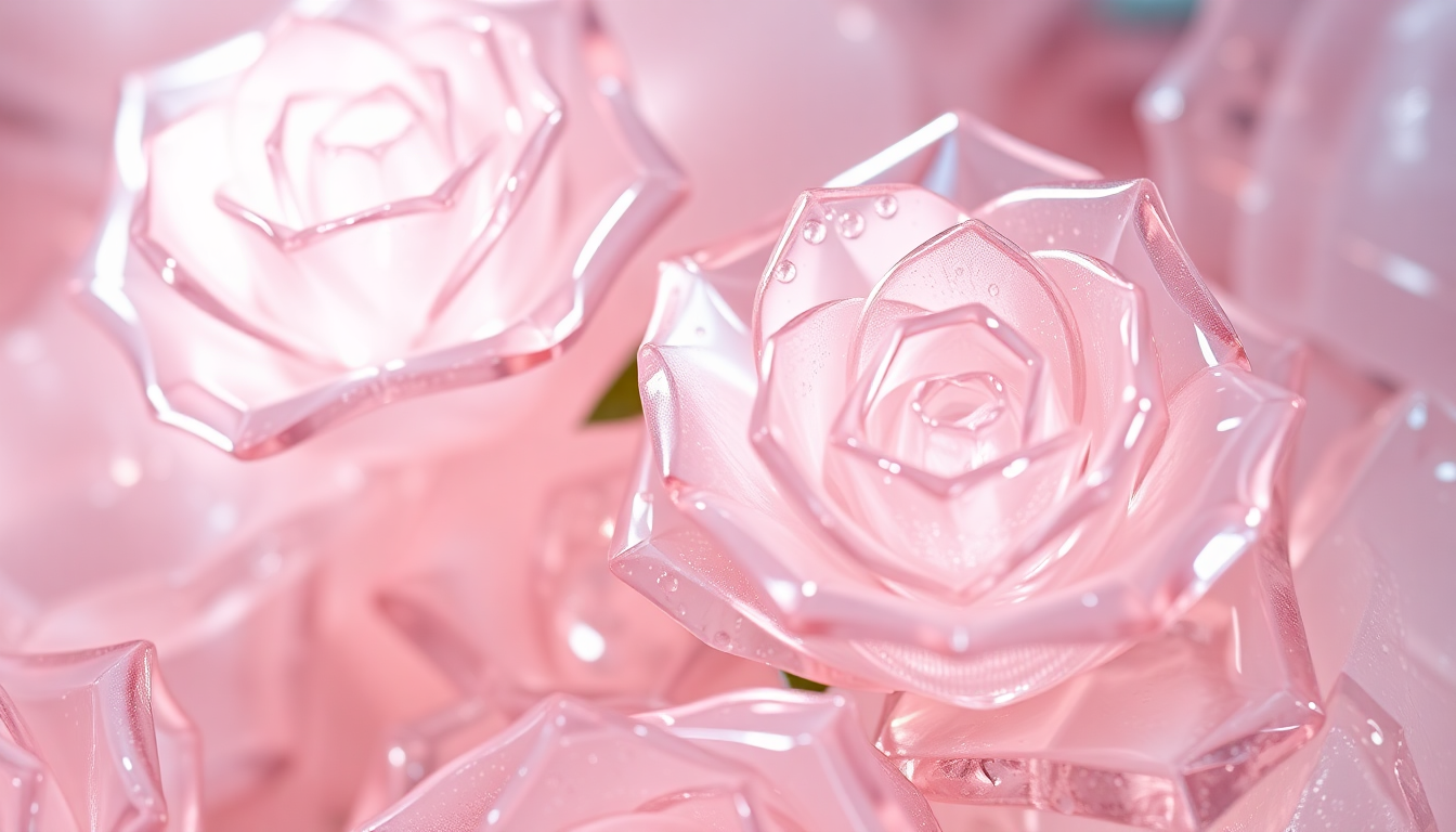 Discover the Enchanting Beauty of Glass Rose Gemstones