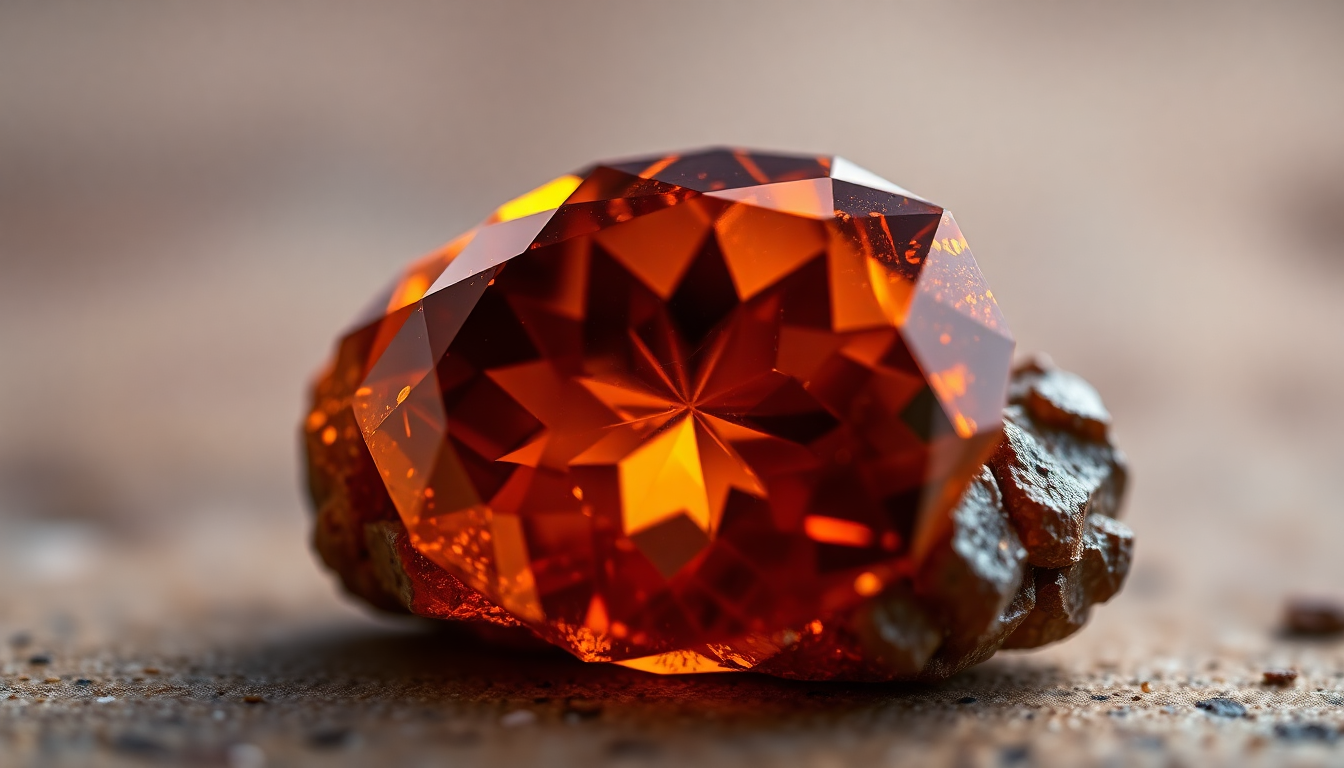 Discover the Captivating Beauty of Hessonite Garnet: A Gemstone Lover's Delight