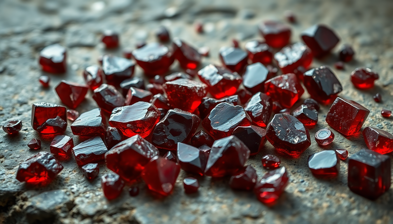 Discover the Allure of Garnet Rough Gemstones: A Journey Through the Vibrant World of Riyo Gems