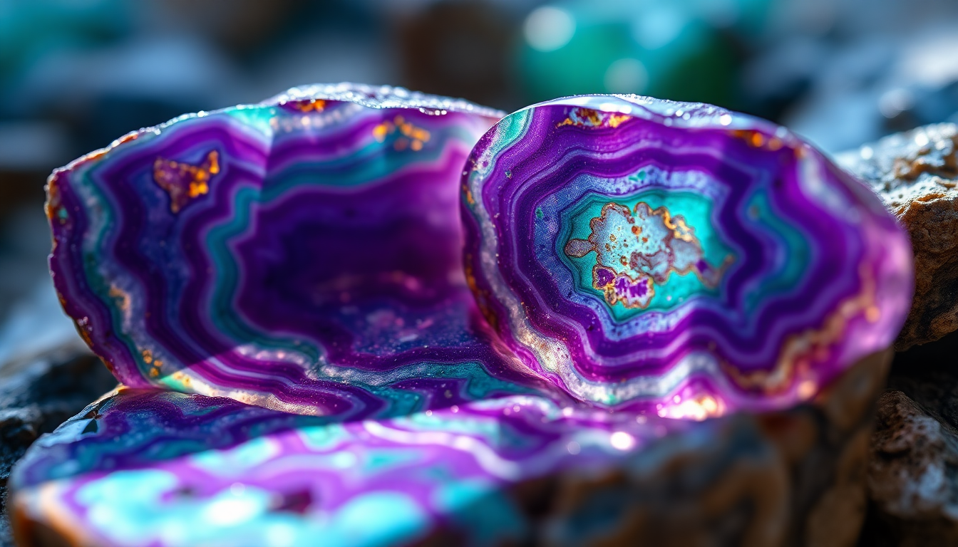 Unlock the Captivating Beauty of Charoite in Chrysocolla Gemstones