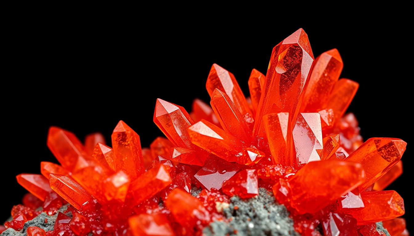 Discover the Captivating Beauty of Crocoite Gemstones: A Rare and Vibrant Treasure