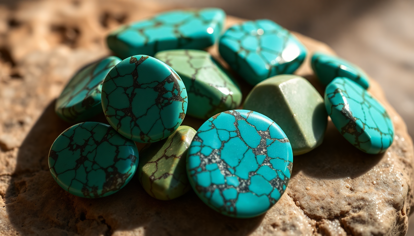 Unlock the Captivating Beauty of Mohave Green Turquoise Gemstones