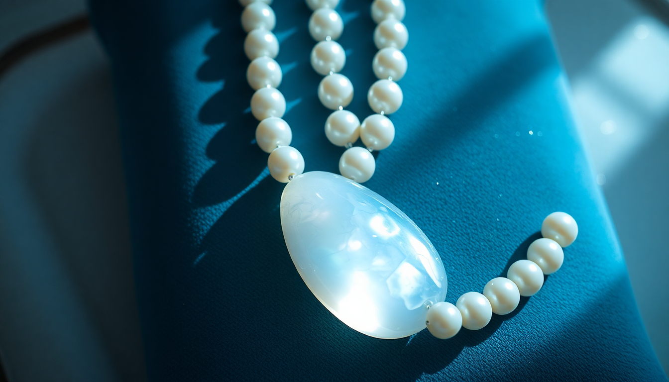 gemstone for june Pearls and Moonstone