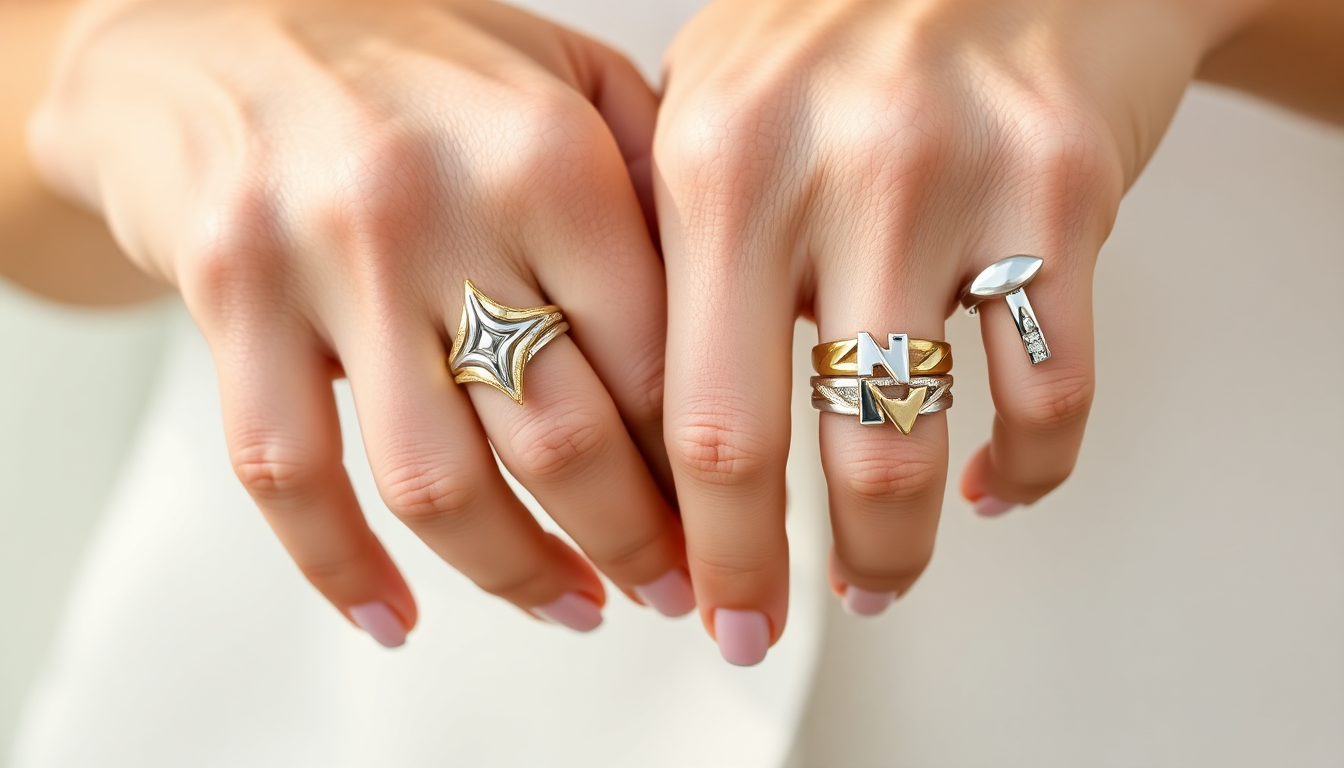 Breaking Gender Norms: The Rise of Mixed Metal Silver and Gold Rings in Modern Fashion