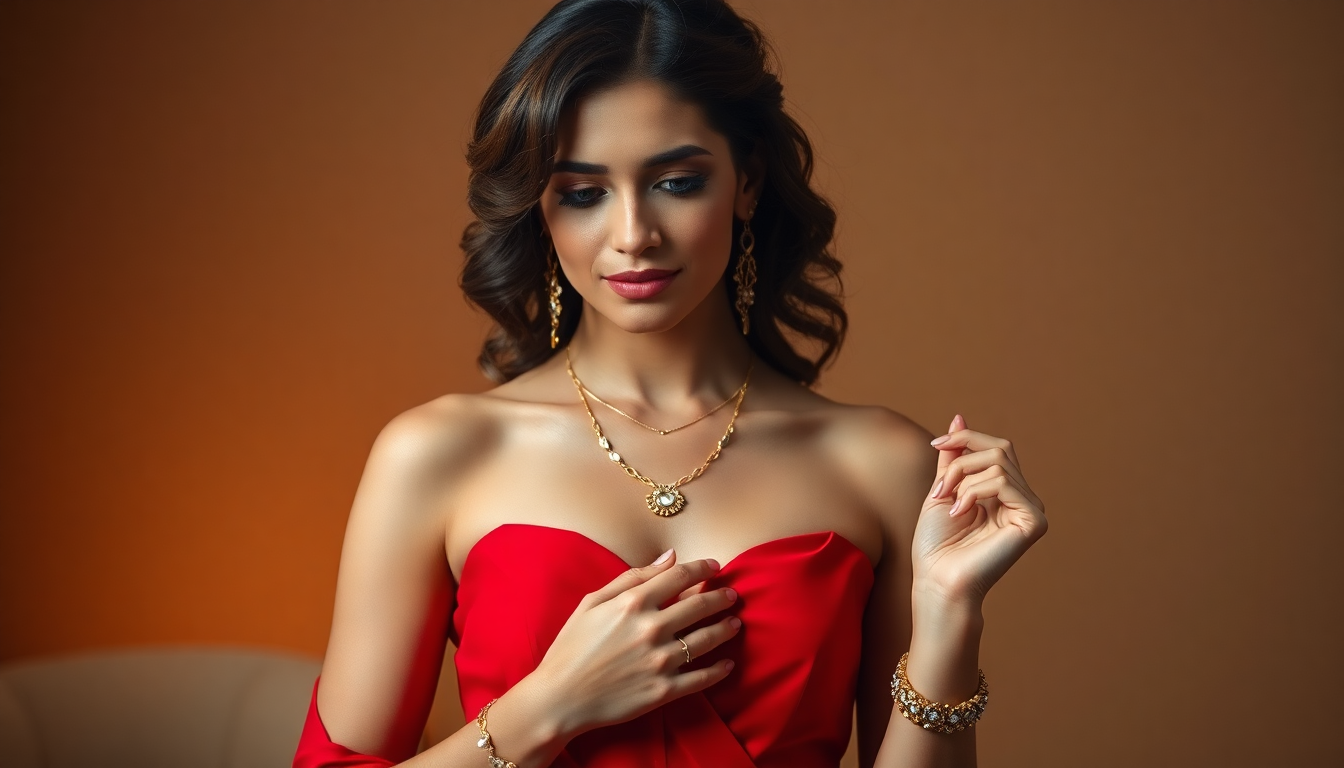 what color jewelry goes with red ?