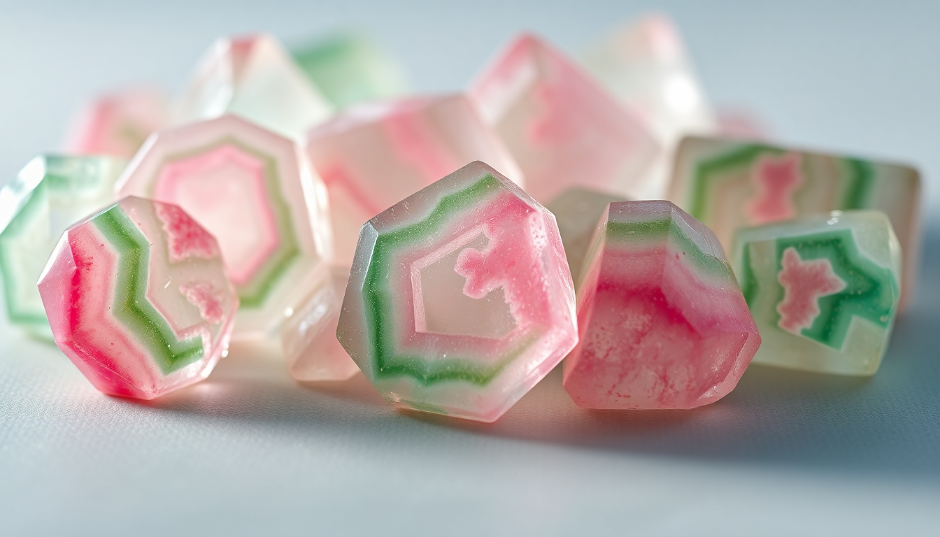 Discover the Captivating Beauty of Bio Watermelon Doublet Quartz Gemstones