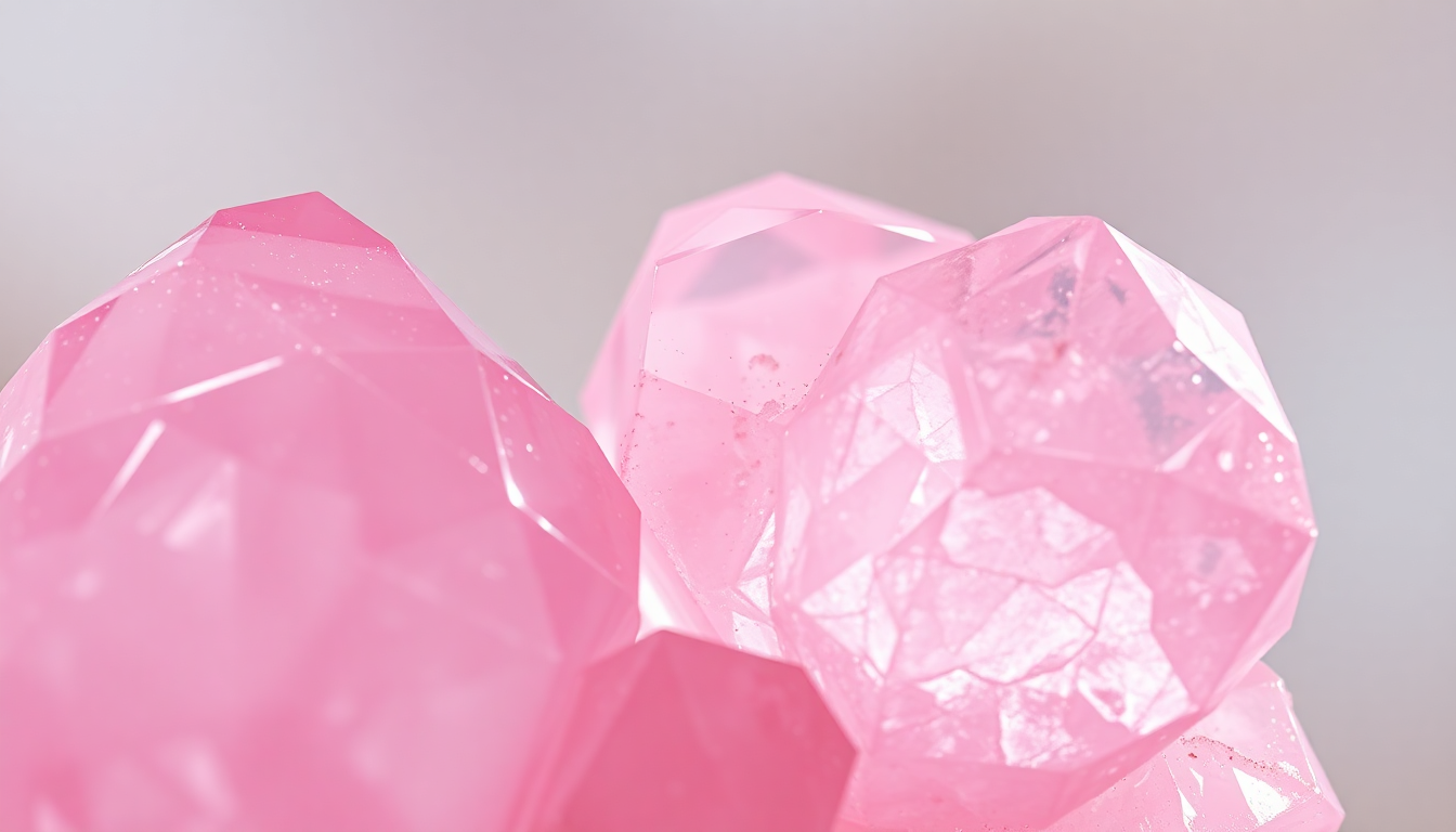 Discover the Captivating Beauty of Bio Pink Doublet Quartz Gemstones