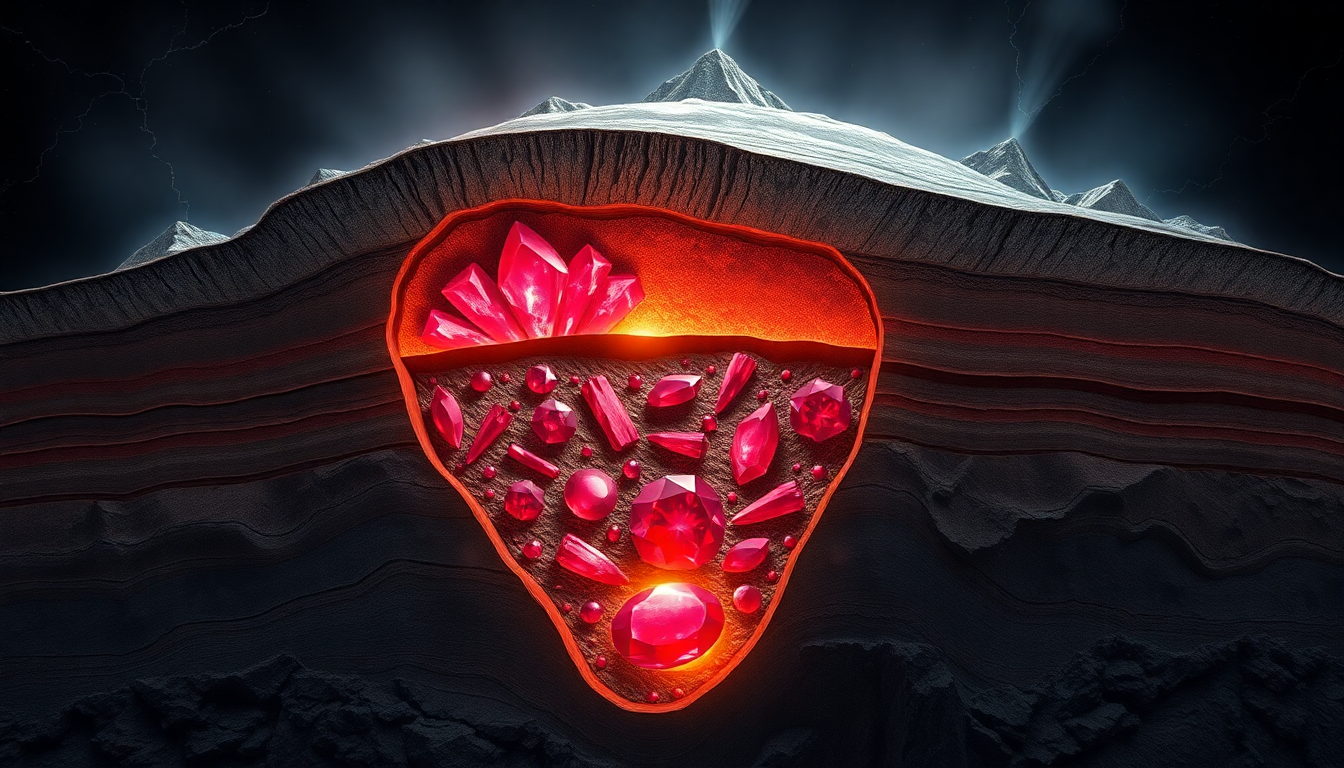 How Is a Natural Ruby Formed? The Geological Journey of Corundum