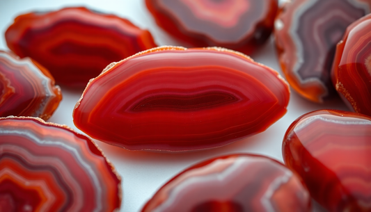 Discover the Captivating Beauty of Red Botswana Agate Gemstones