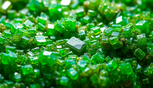 Unlock the Allure of Parrot Green Druzy Gemstones: A Captivating Journey