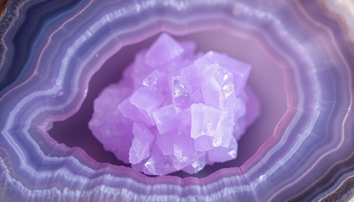 Unlocking the Mysteries of Lepidolite In Agate: A Gemstone Journey