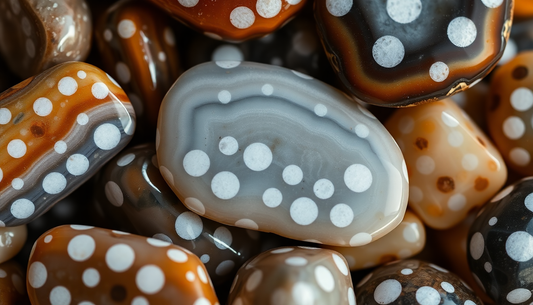 Discover the Captivating Beauty of Polka Dot Agate Gemstones