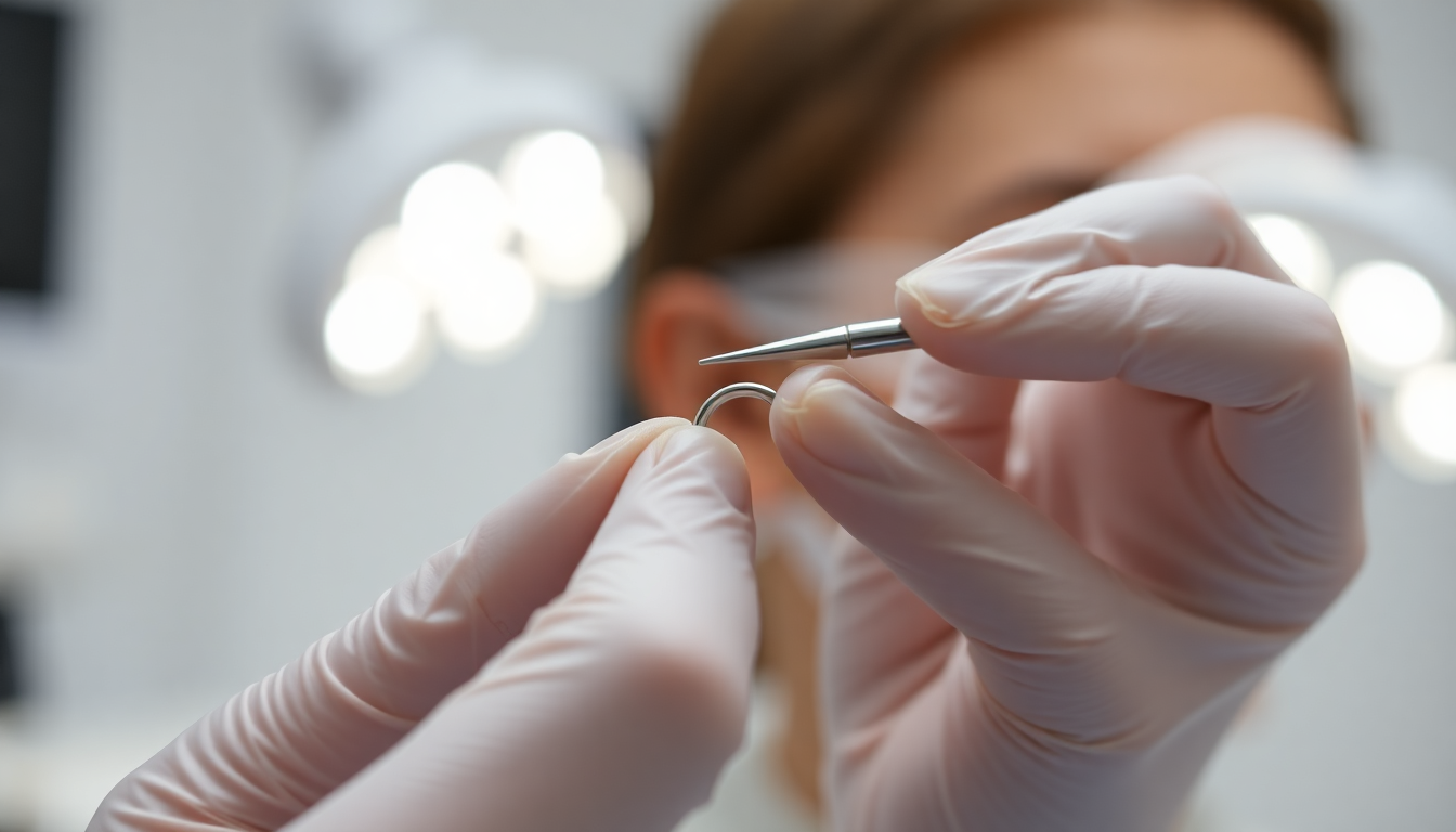 Guide on how to remove starter silver earrings using proper tools and techniques