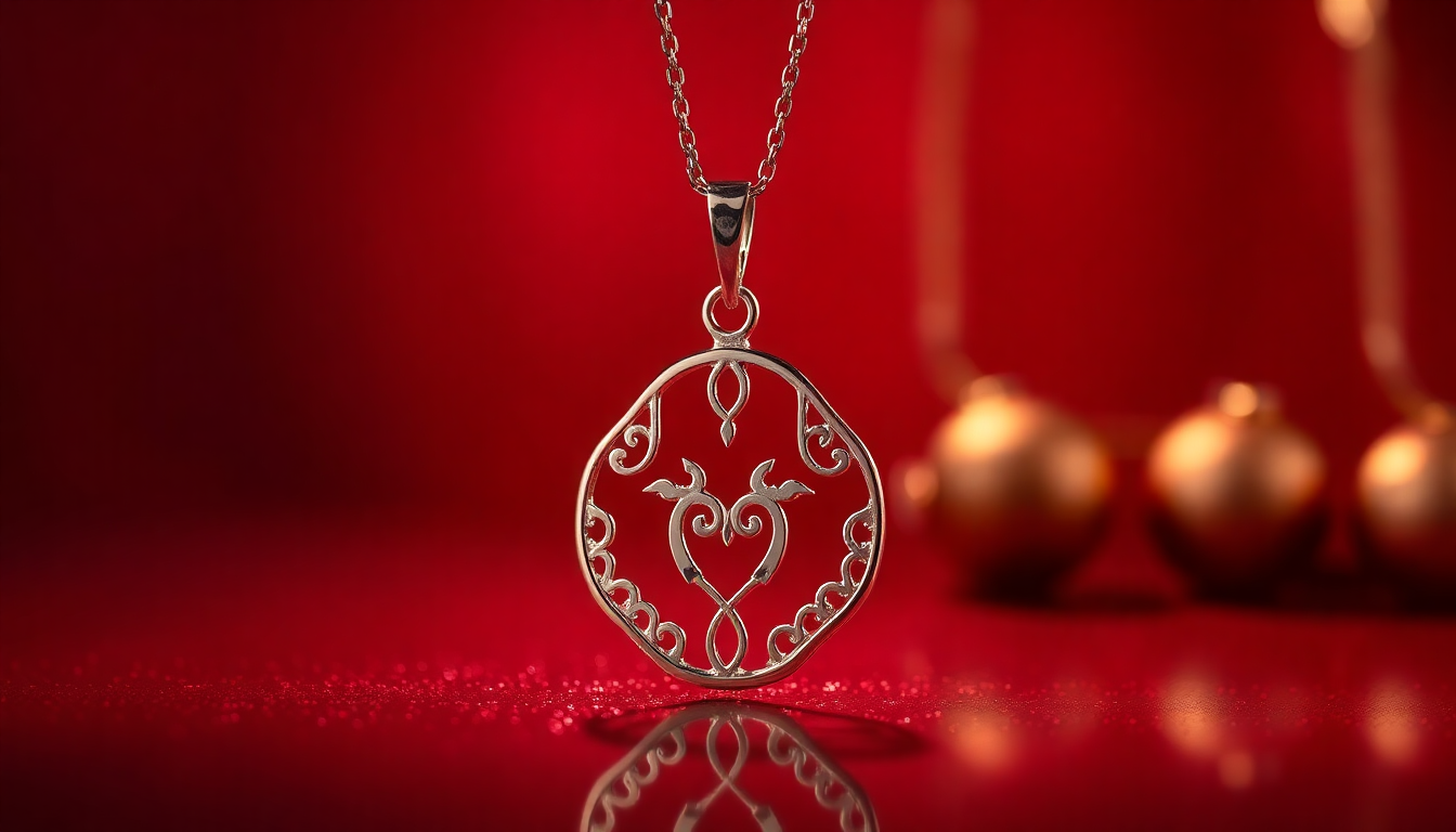 Sterling Silver Ruby Red Pendant: The Perfect Lunar New Year Color Theme Jewelry