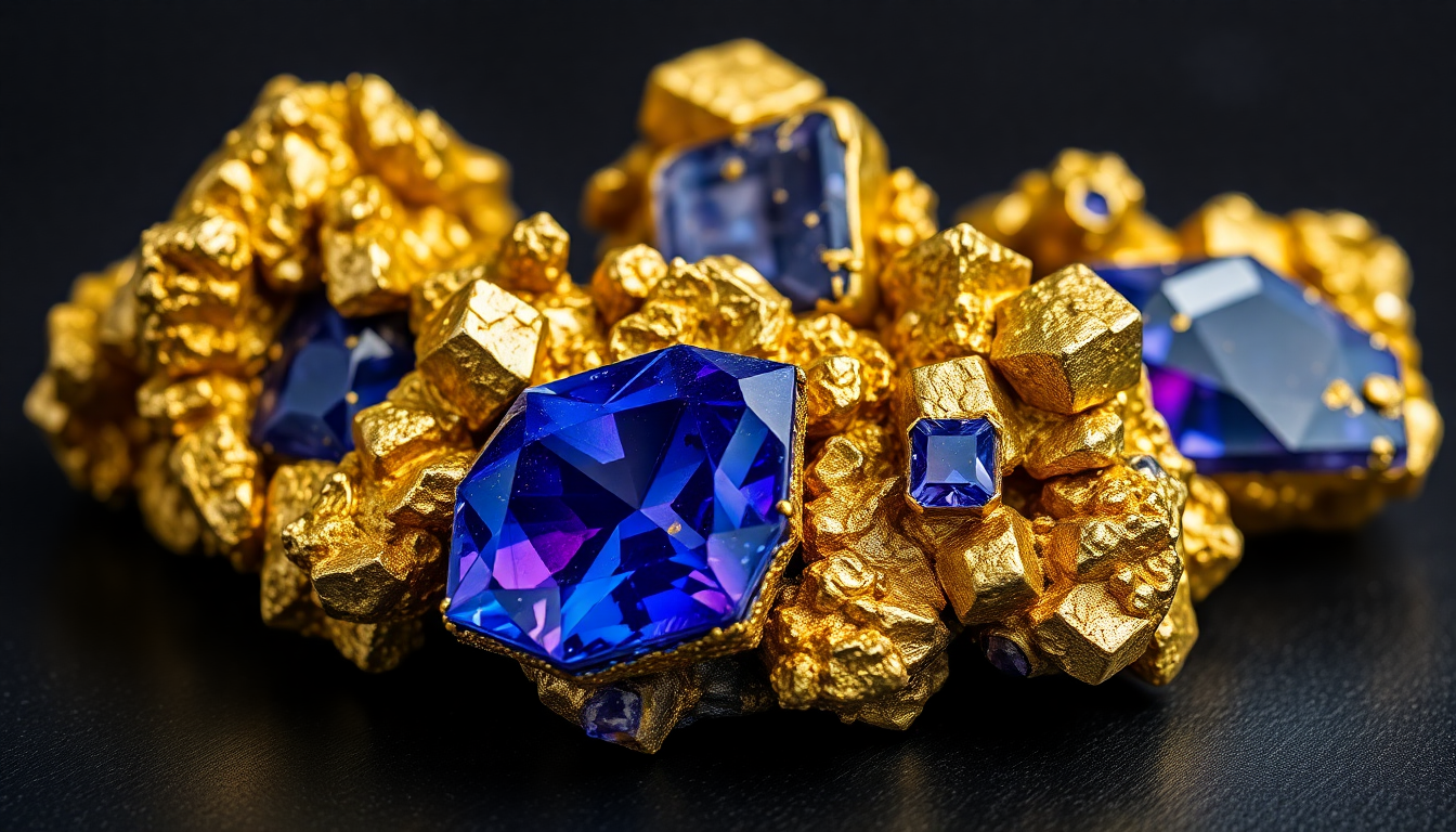Unlock the Captivating Beauty of Pyrite Tanzanite: A Gemstone Lover's Guide