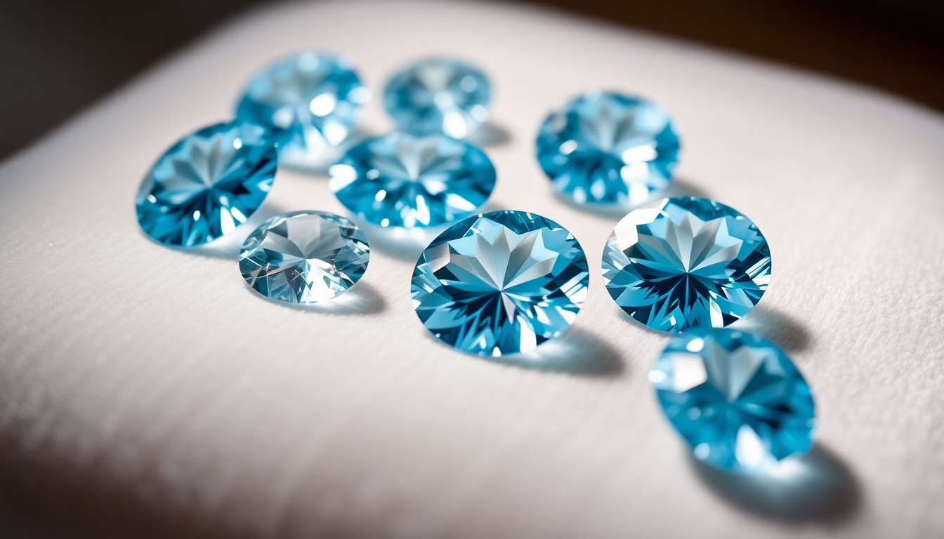 Discover the Allure of Doublet Swiss Blue Topaz Quartz Gemstones: A Jewelry Lover's Delight
