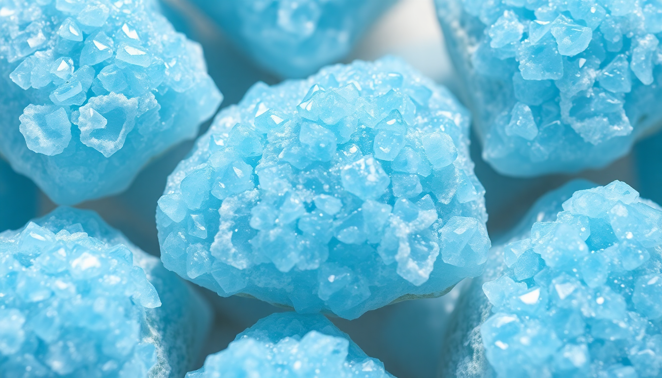 Discover the Captivating Beauty of Sky Blue Druzy Gemstones