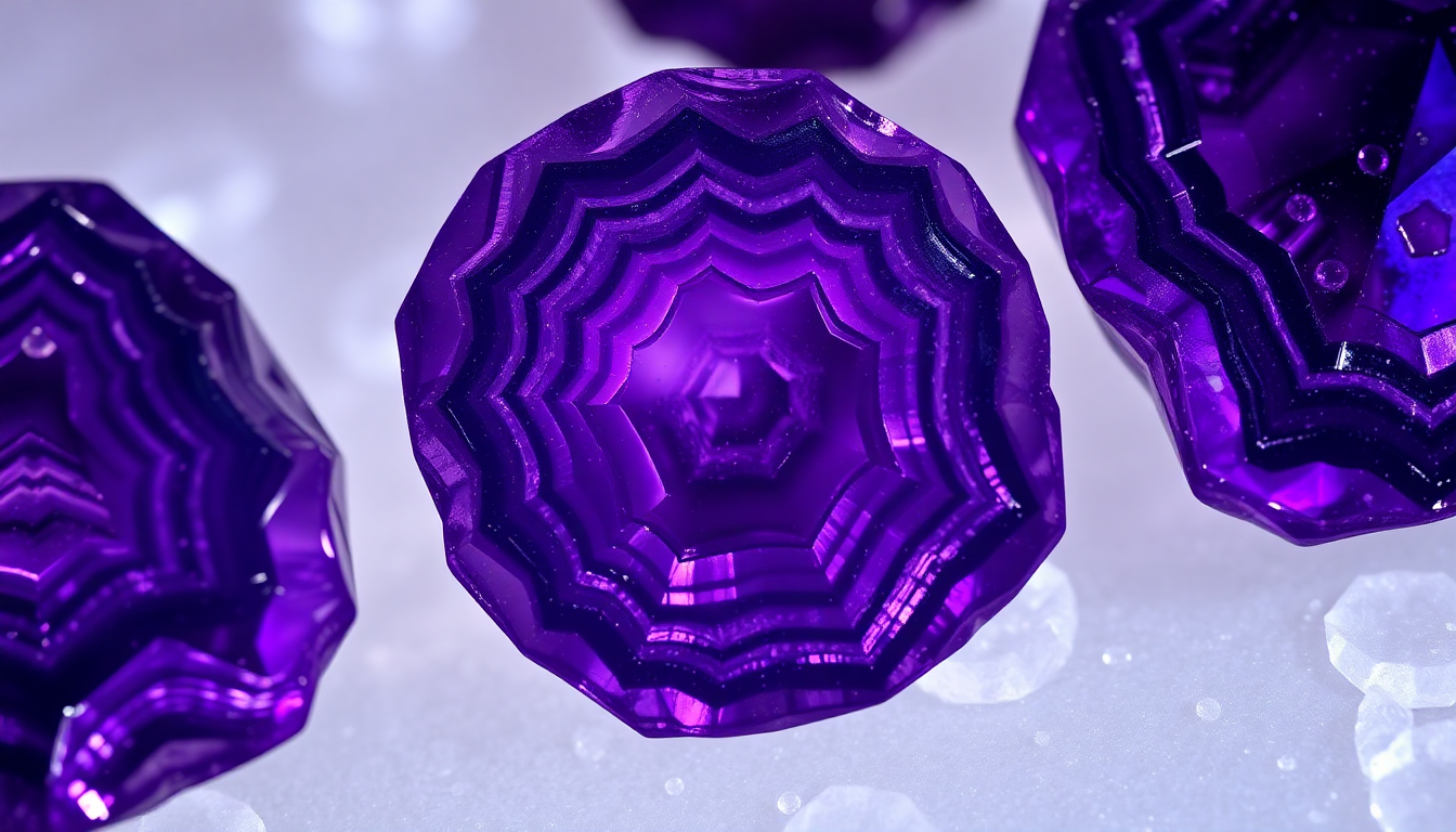Discover the Captivating Beauty of Bio Amethyst Doublet Quartz Gemstones