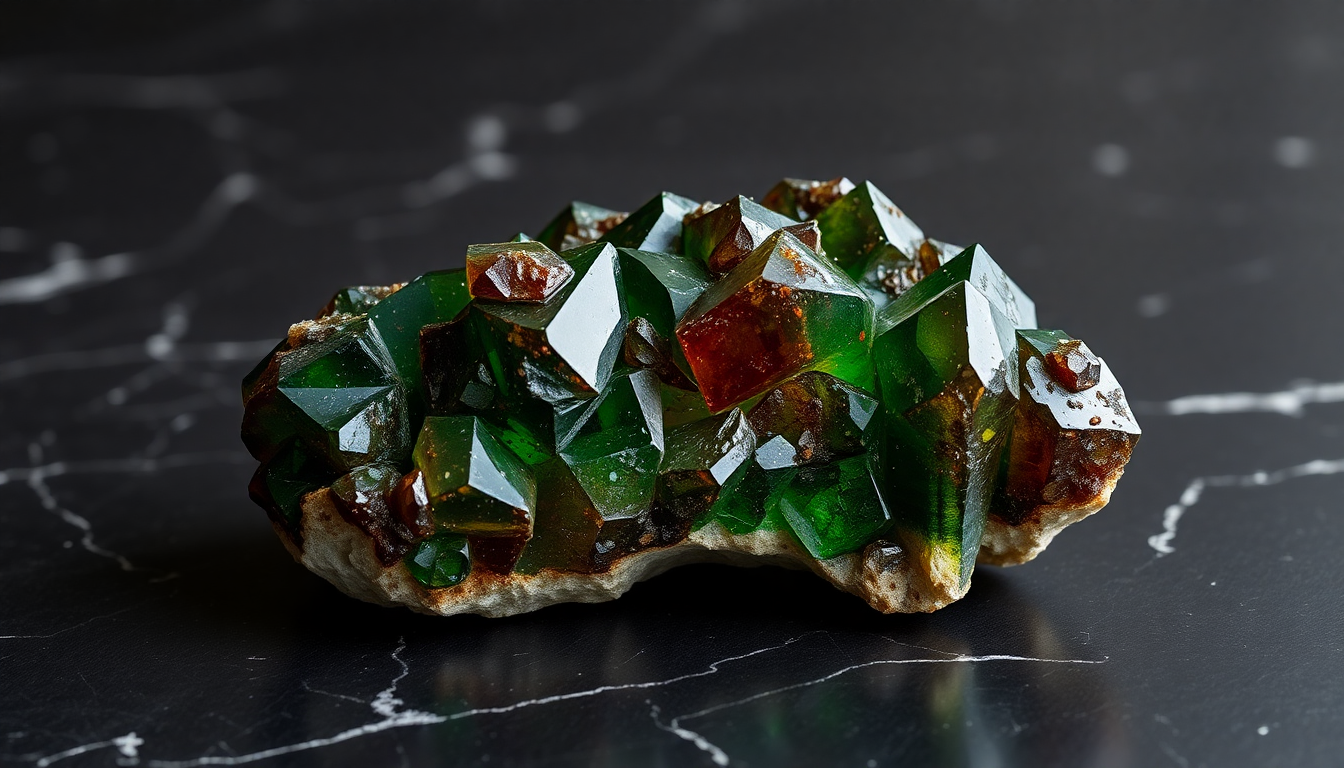 Discover the Captivating Beauty of Grandite (Mali Garnet): A Gemstone Lover's Delight