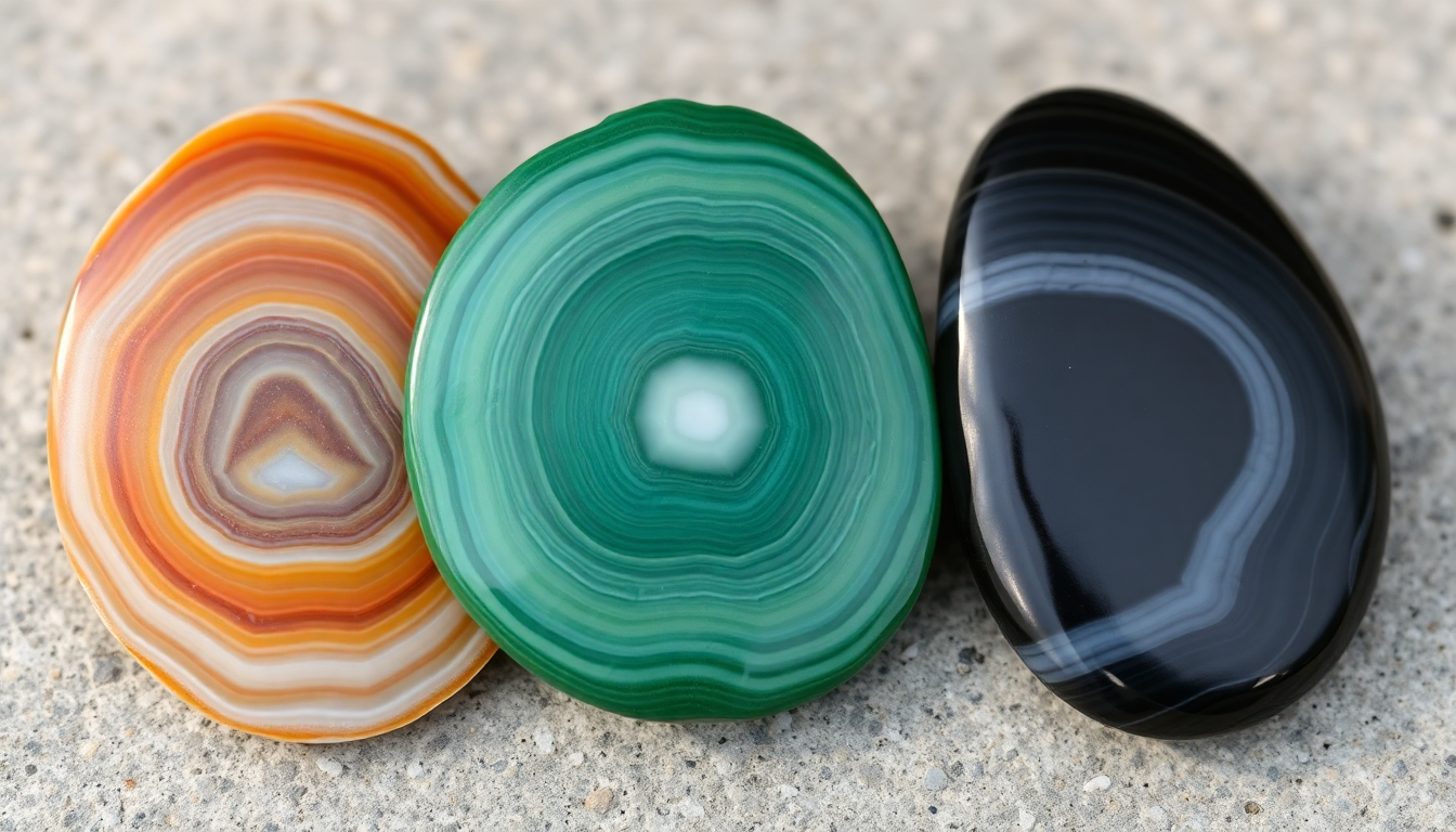 A Guide to Banded Gemstones: Spotting Agate, Malachite, and Onyx Layers
