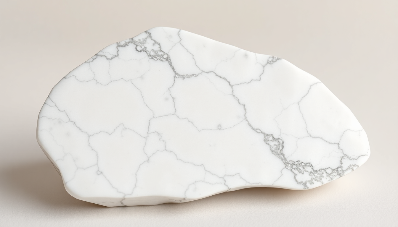 Unlock the Captivating Beauty of White Howlite: A Gemstone Lover's Guide