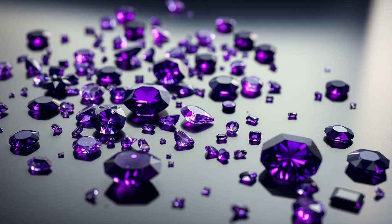 what gemstone is purple color ?