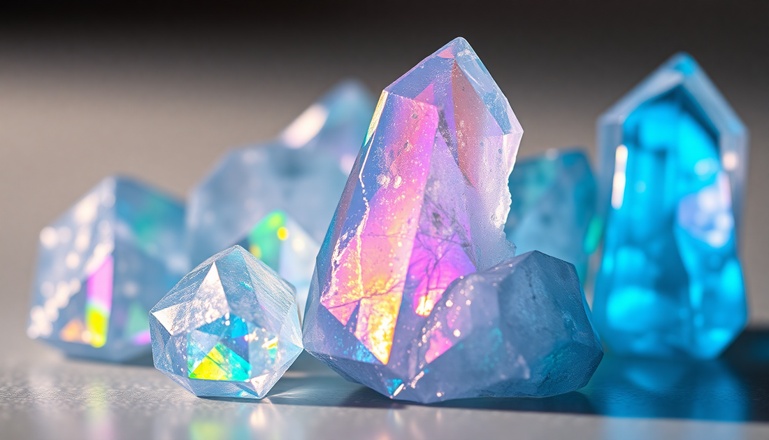 Discover the Mesmerizing Beauty of Rainbow Aura Kyanite Gemstones
