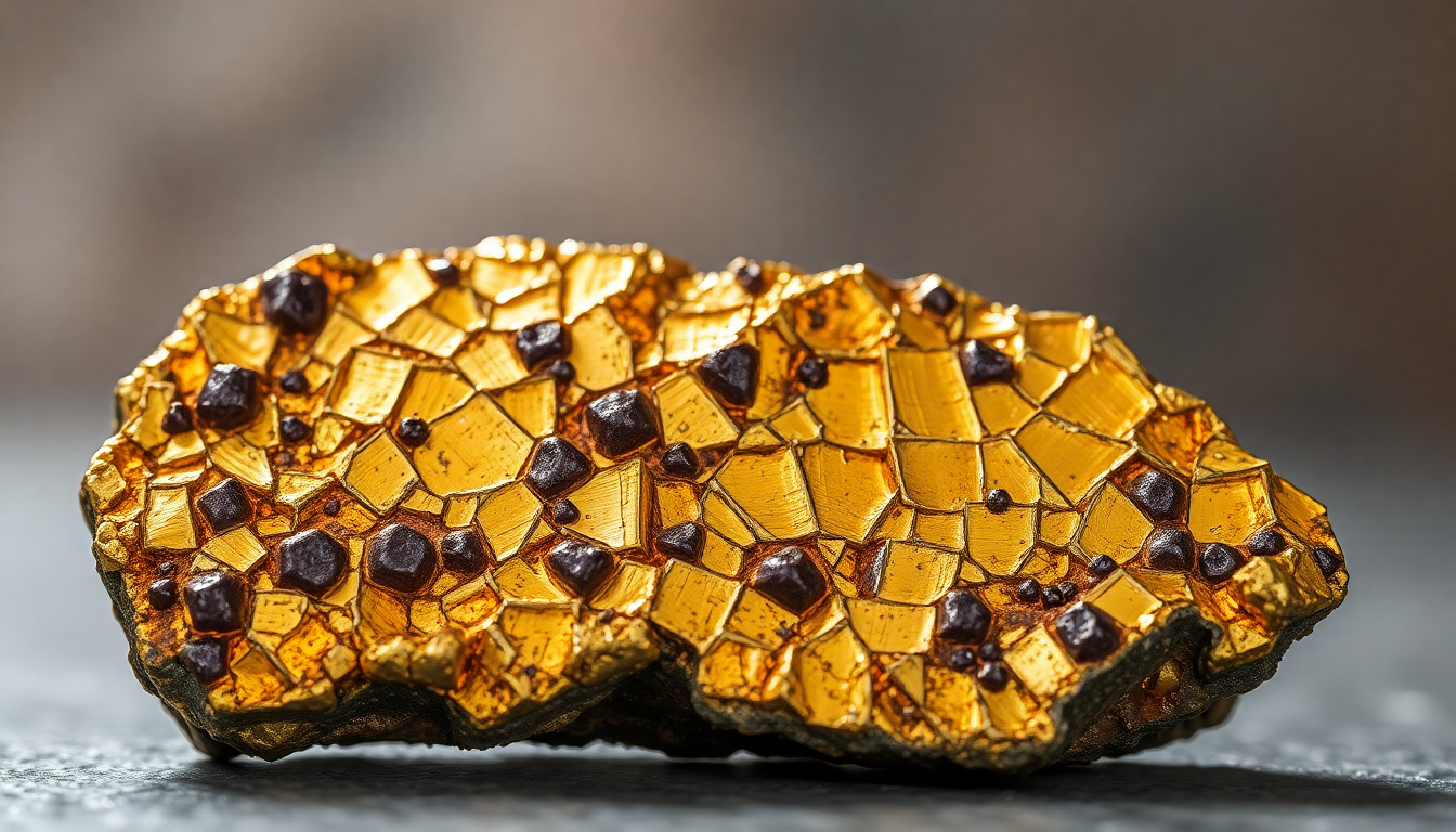 The Captivating Beauty of Septarian Pyrite Gemstones