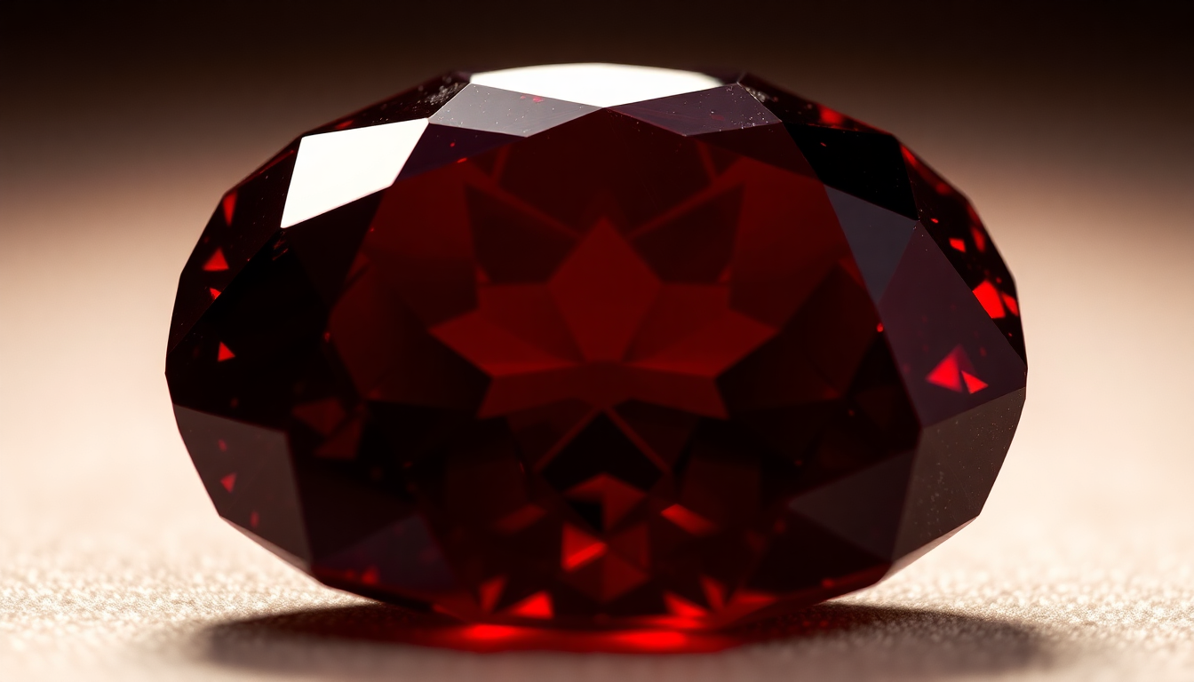 which garnet is red ?