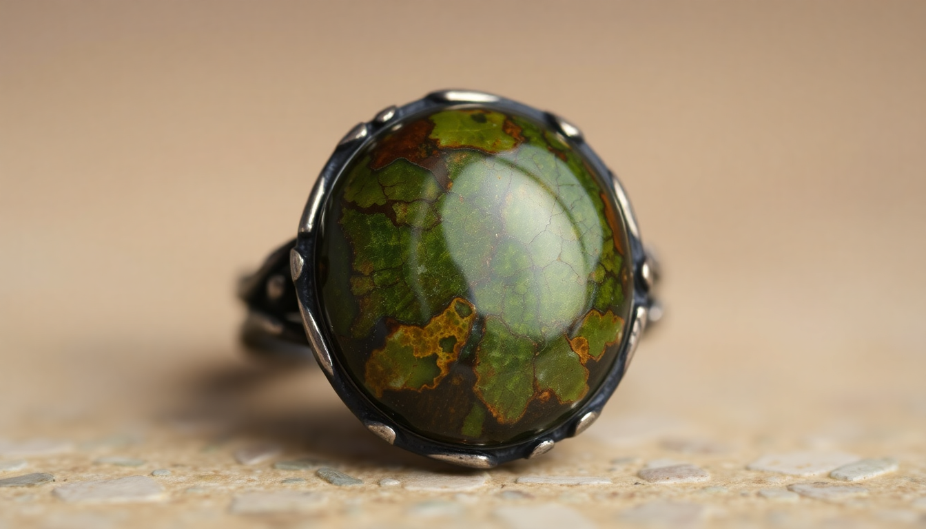 Oxidized Silver Moss Agate Ring: The Ultimate Guide to Earth Tone Fashion