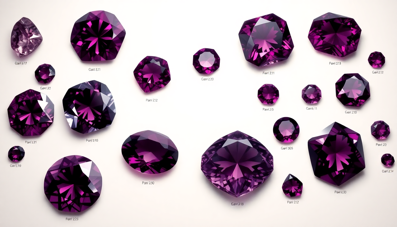 can garnet be purple ?