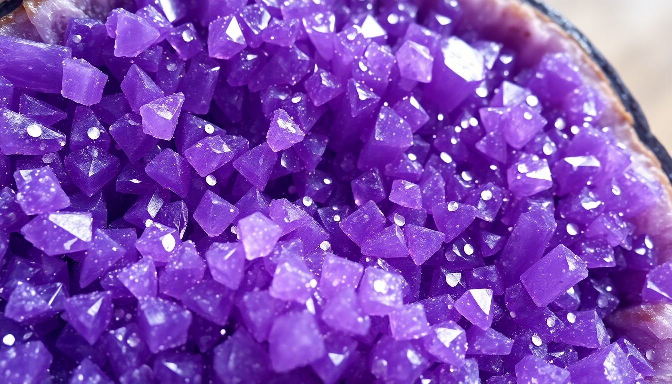 Unlock the Mesmerizing Beauty of Amethyst Drusy Gemstones