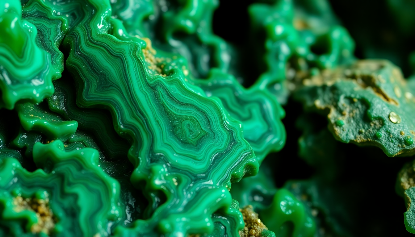 Discover the Captivating Beauty of Malachite Stalactite Gemstones