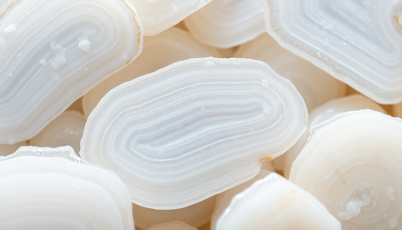 Discover the Captivating Beauty of White Agate Gemstones