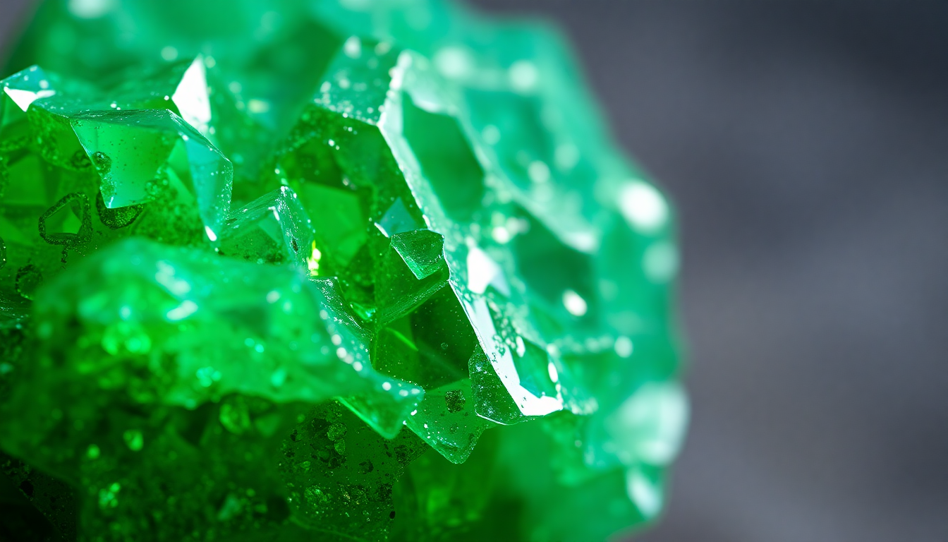 Unlock the Radiant Beauty of Green Aura Druzy Gemstones